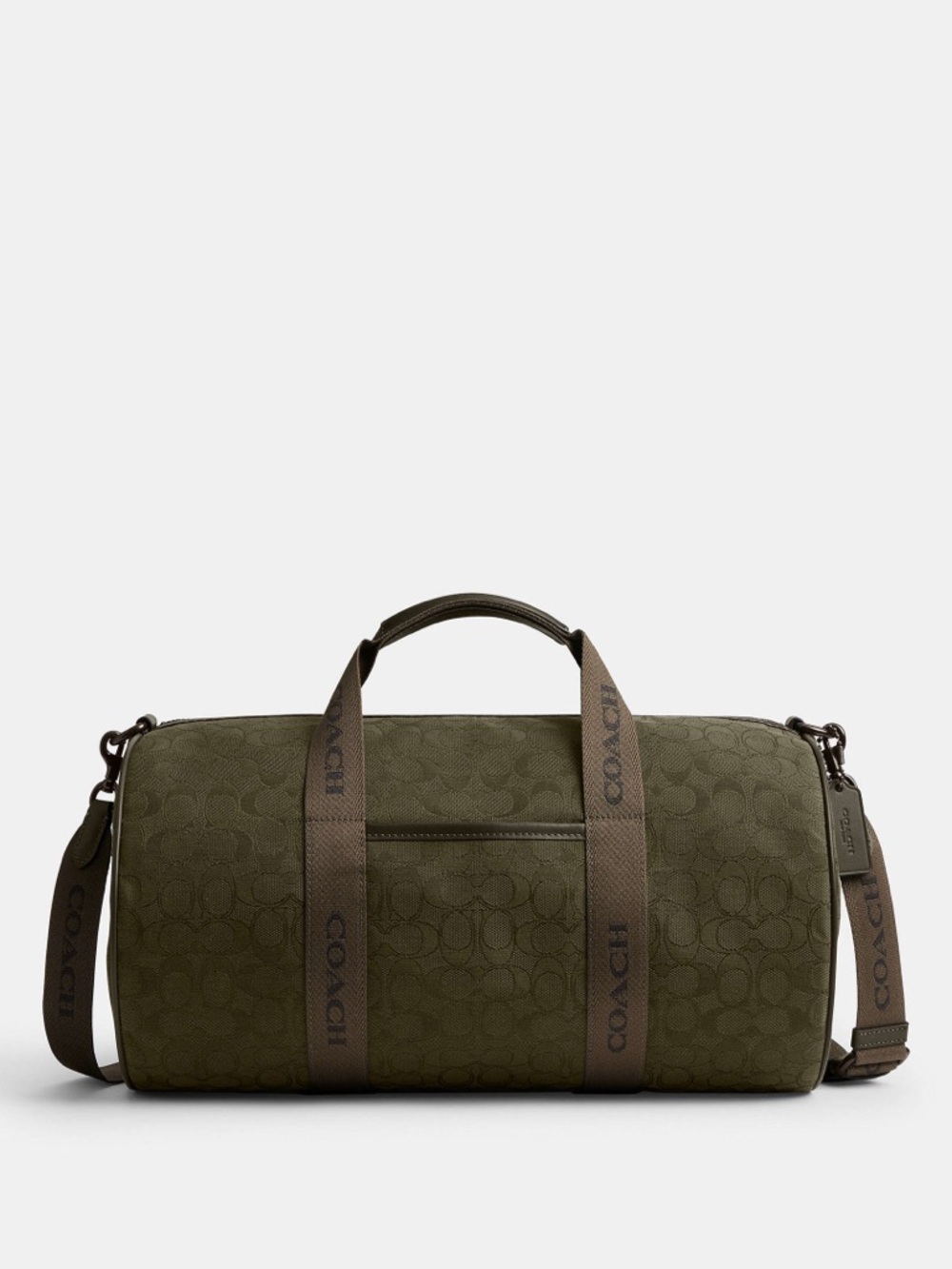 Coach Theo Duffle Bag Signature Jacquard Olive Drab NWT CBF22 Compass